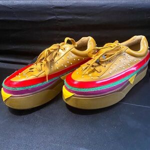Dolls Kill Burger Platform Sneakers